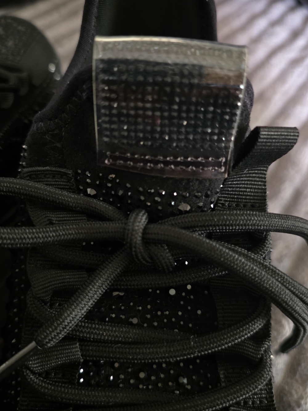 Steve Madden Maxima Aggrsv Sneaker With Rhinestones - Picture 3 of 6